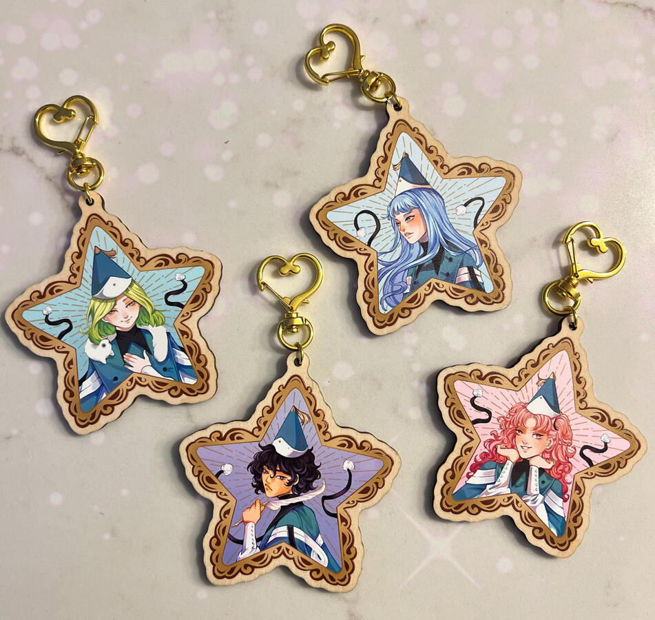 witch hat keychains